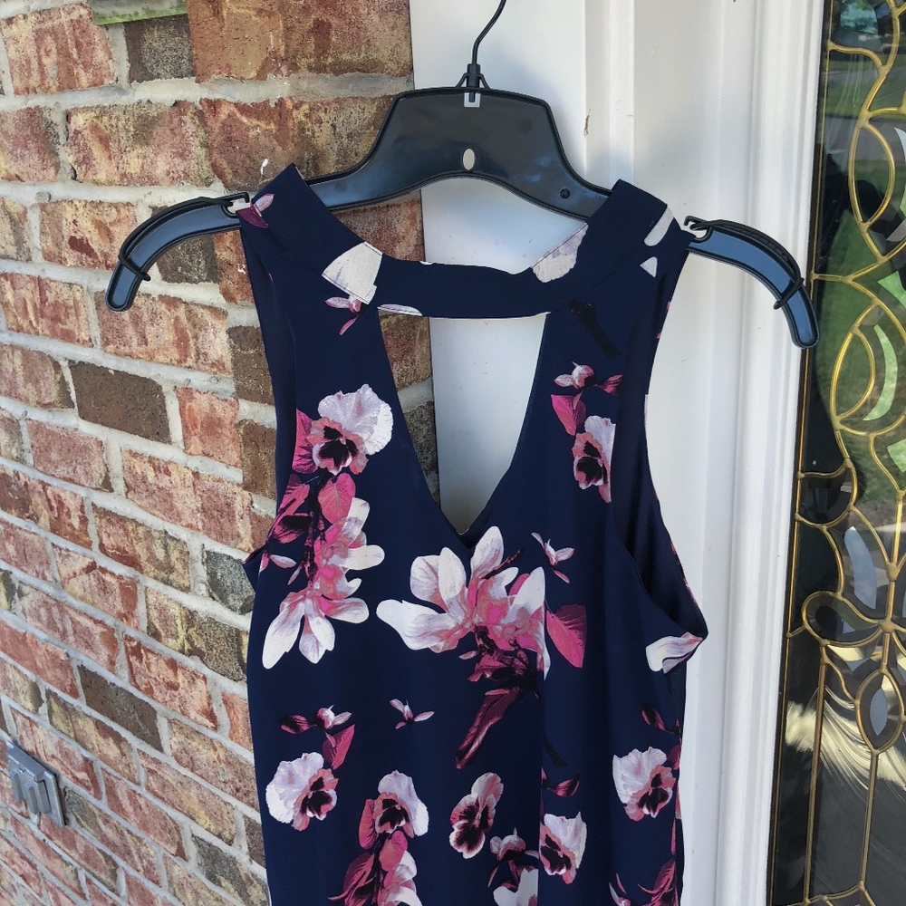Francesca's Halter Floral Dress